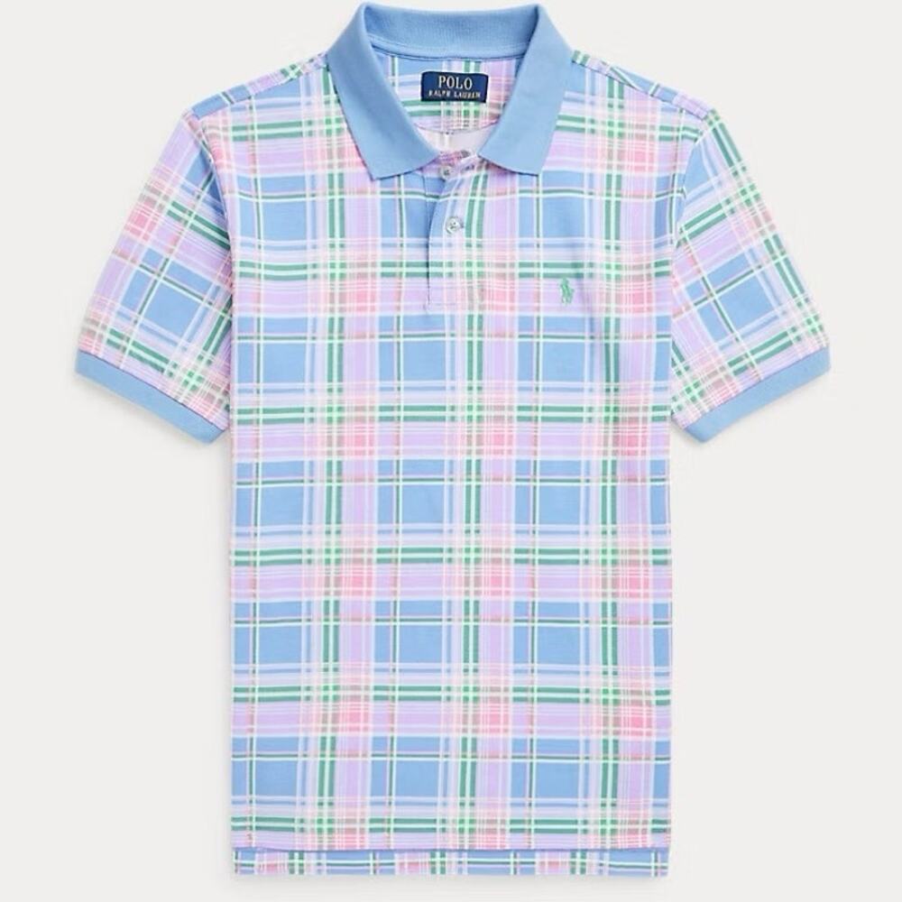 Polo Ralph Lauren Plaid Polo Shirt sz XL (18-20)